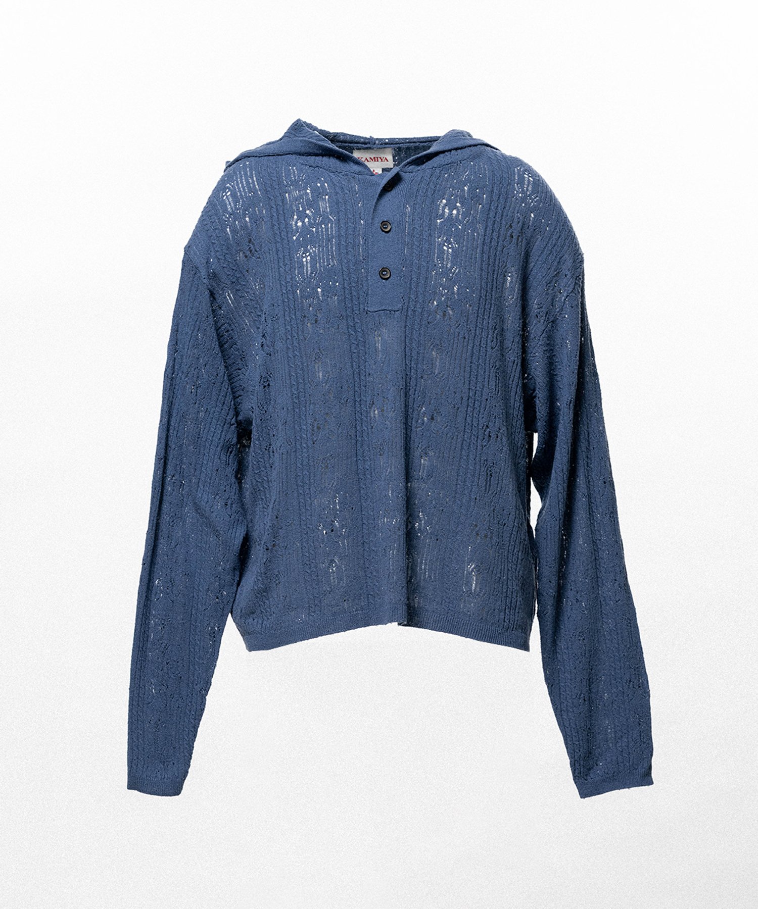 Silk Lace Knit Hoodie