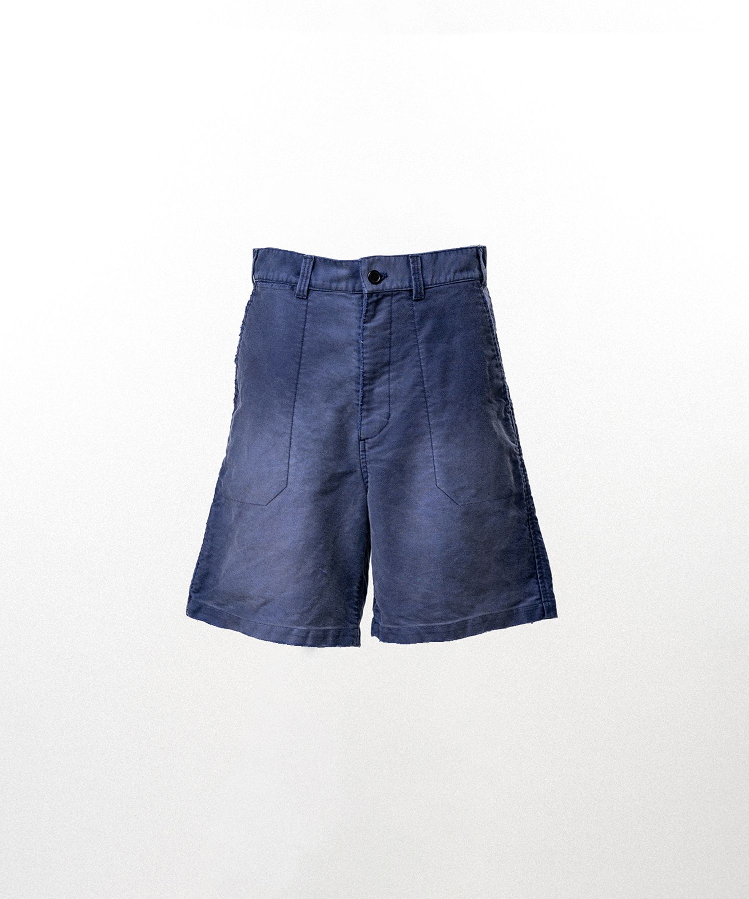 Distressed Moleskin Shorts
