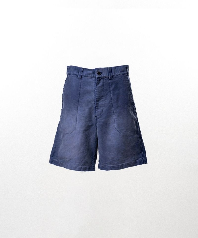 Distressed Moleskin Shorts