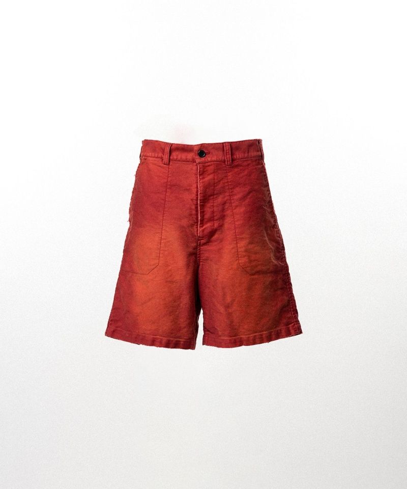 Distressed Moleskin Shorts