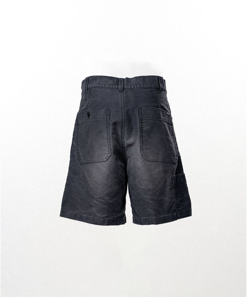 Distressed Moleskin Shorts