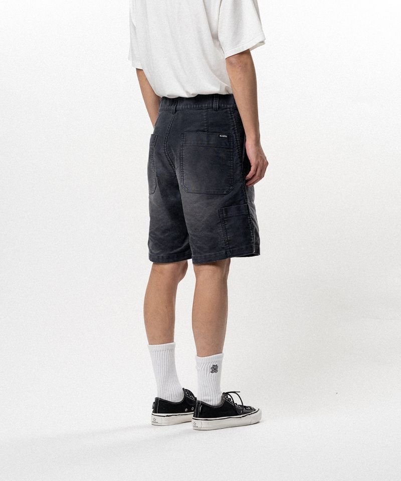 Distressed Moleskin Shorts