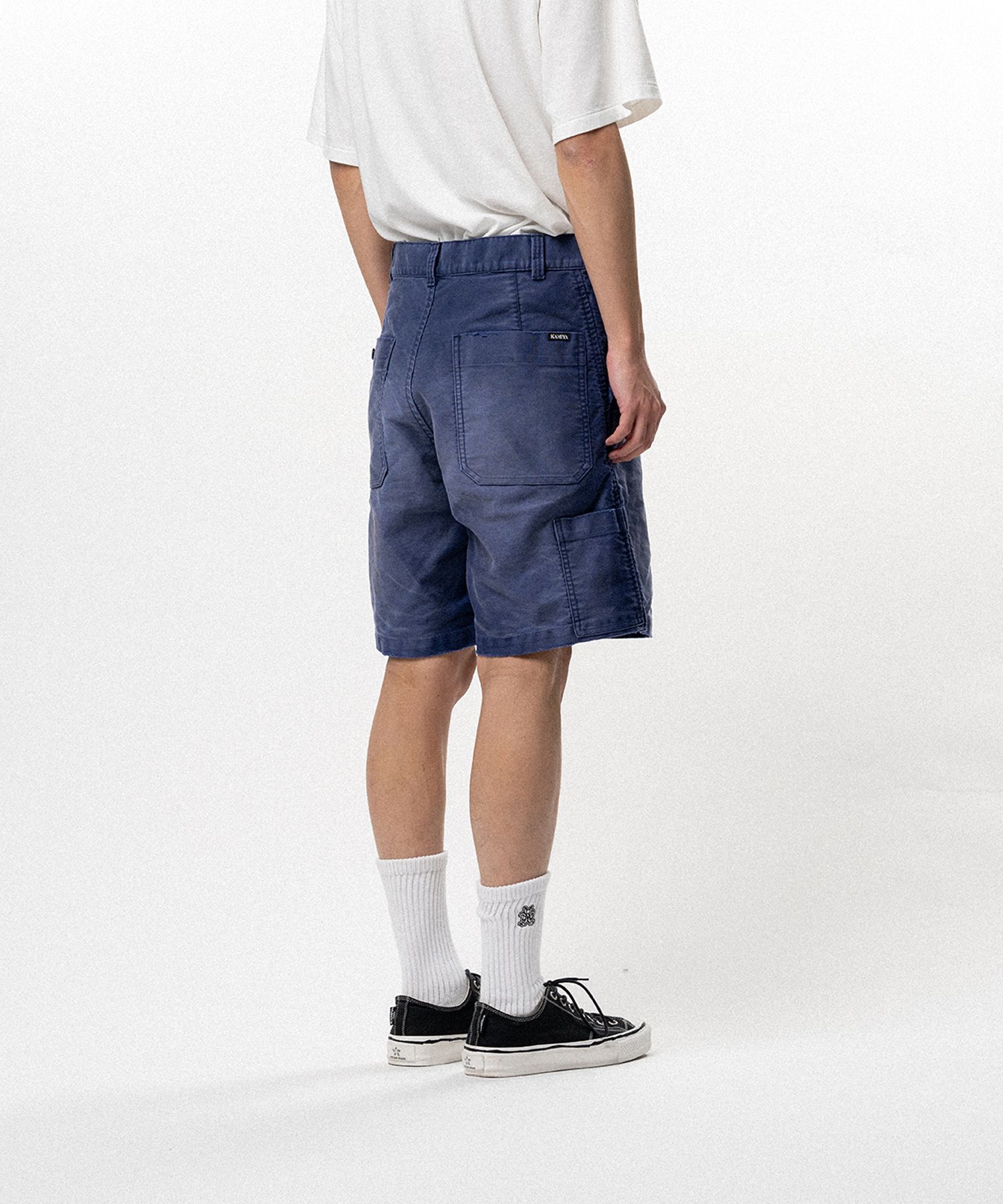 Distressed Moleskin Shorts