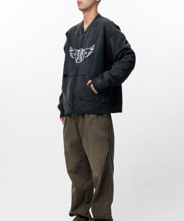 "AERO-KMY" Zip-up Sweat Jacket