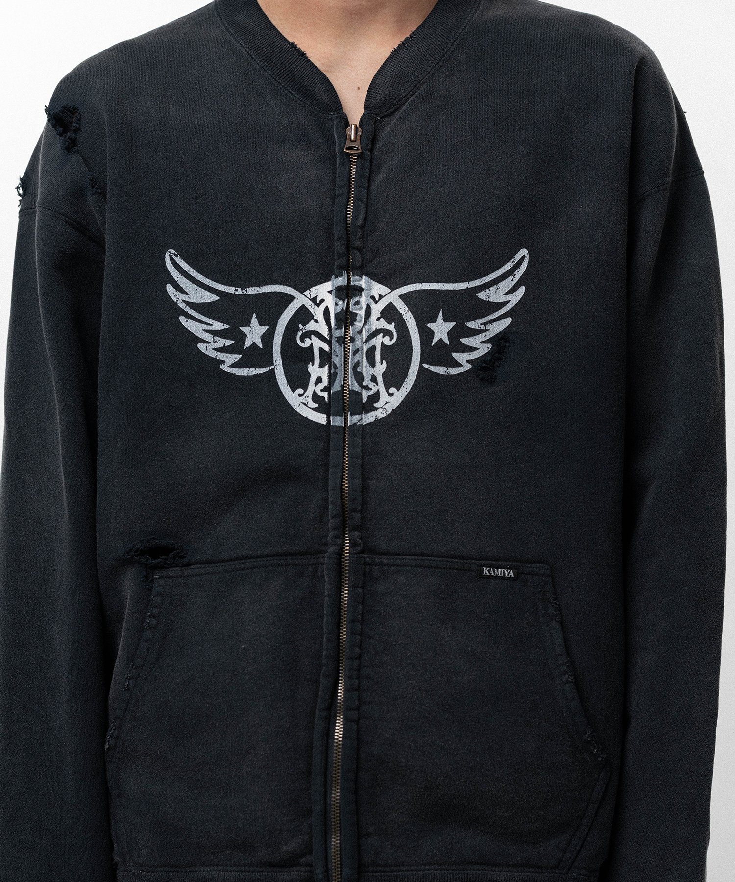 "AERO-KMY" Zip-up Sweat Jacket