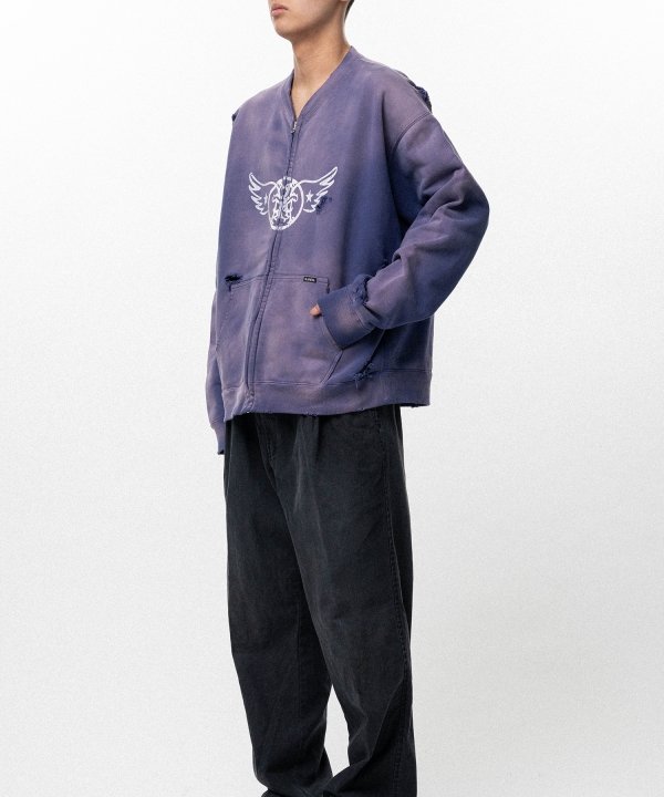 "AERO-KMY" Zip-up Sweat Jacket