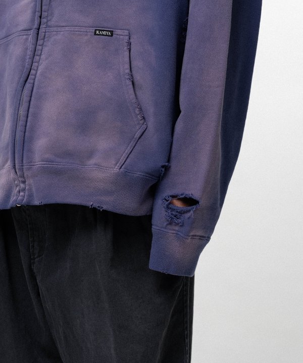 "AERO-KMY" Zip-up Sweat Jacket