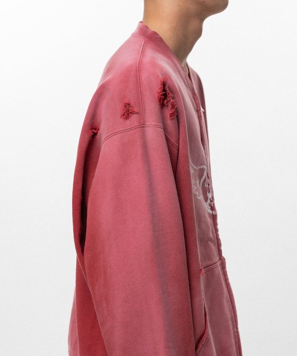 "AERO-KMY" Zip-up Sweat Jacket