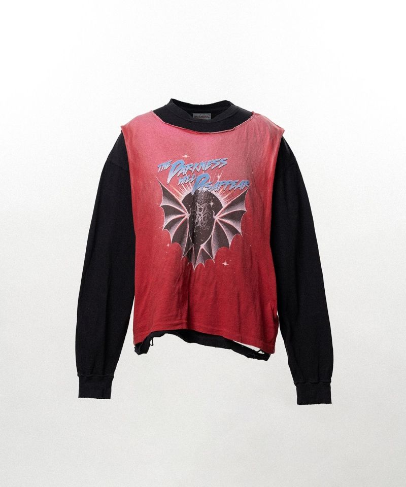 "THE DARKNESS WILL DISAPPEAR" Docking Long-Sleeve T-shirt