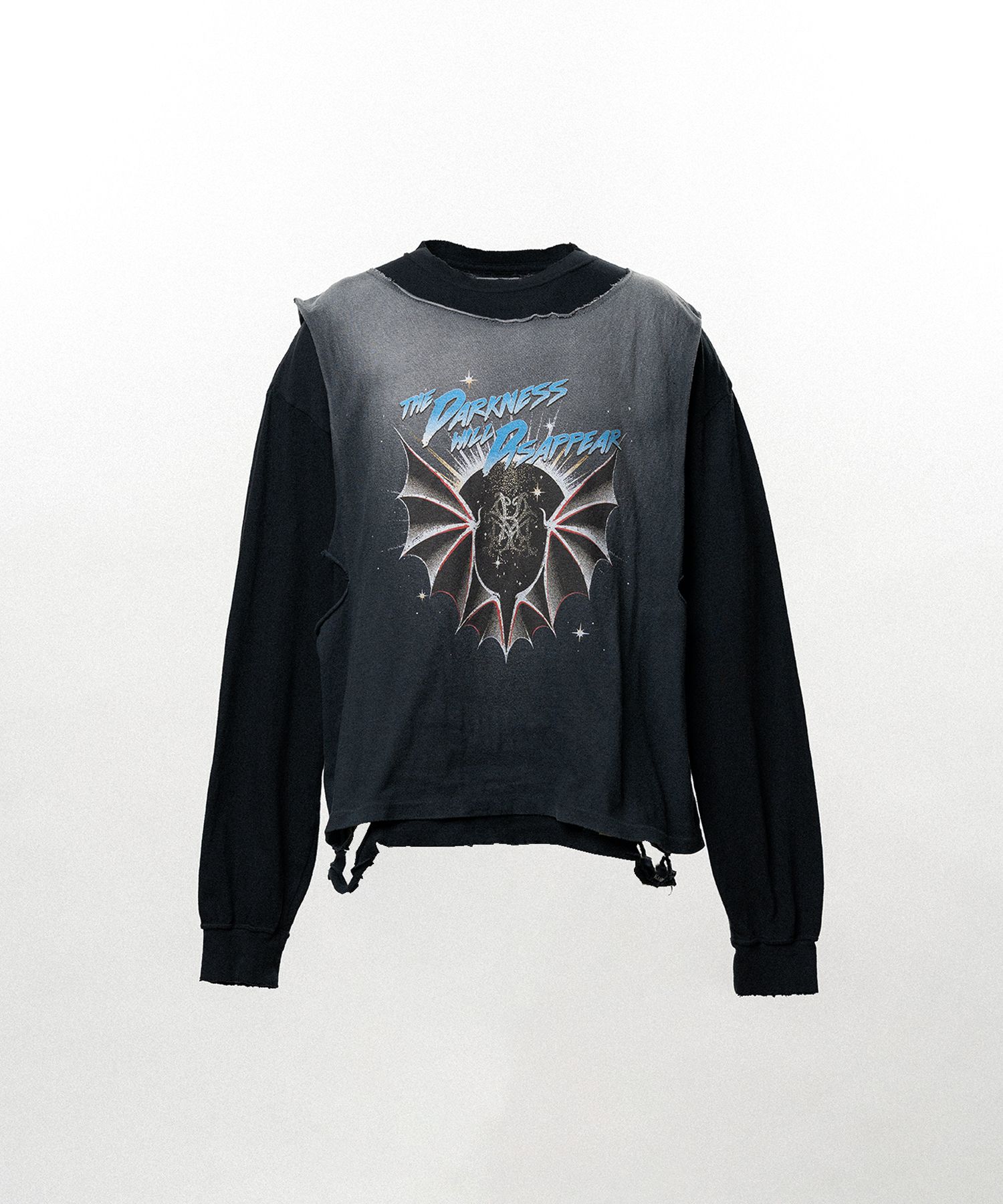 "THE DARKNESS WILL DISAPPEAR" Docking Long-Sleeve T-shirt