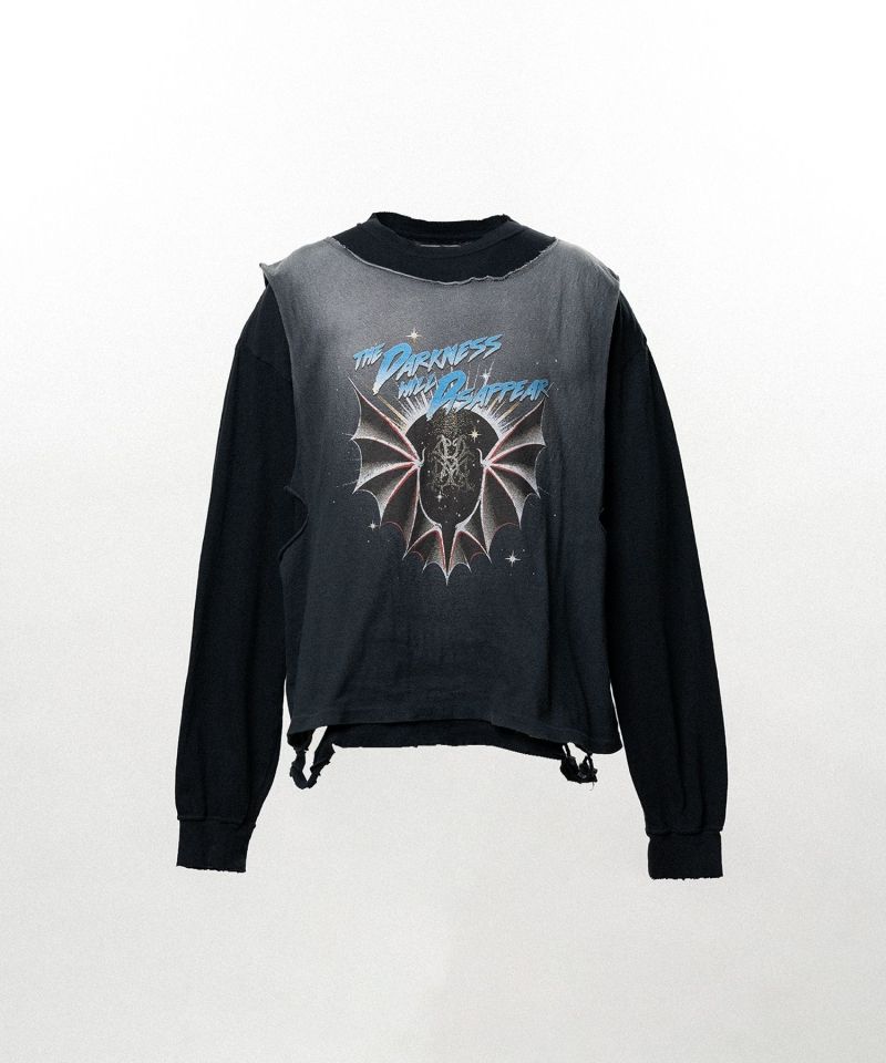 "THE DARKNESS WILL DISAPPEAR" Docking Long-Sleeve T-shirt