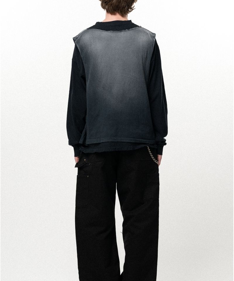 "THE DARKNESS WILL DISAPPEAR" Docking Long-Sleeve T-shirt