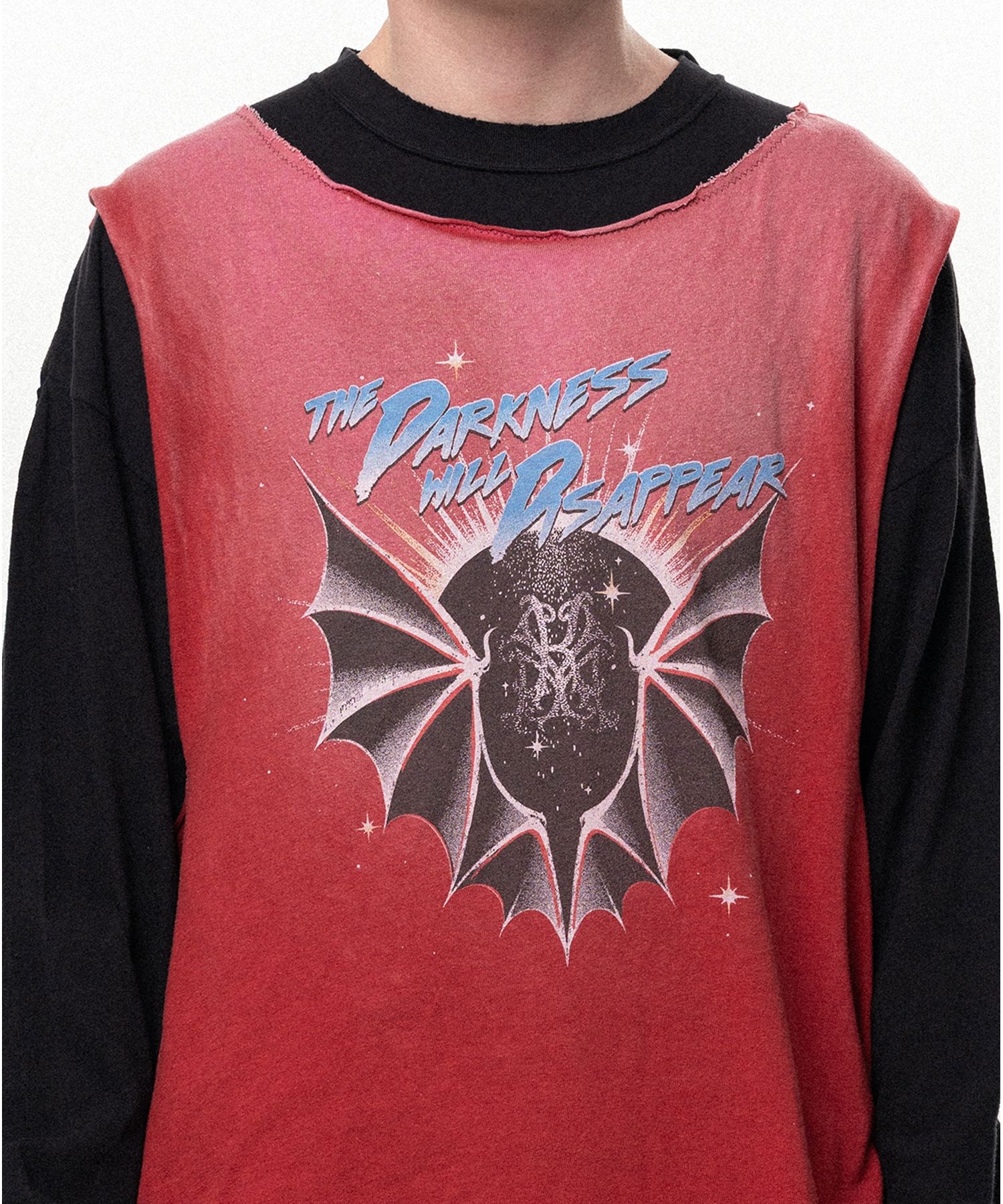 "THE DARKNESS WILL DISAPPEAR" Docking Long-Sleeve T-shirt