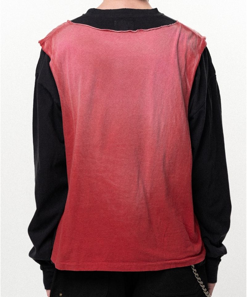 "THE DARKNESS WILL DISAPPEAR" Docking Long-Sleeve T-shirt