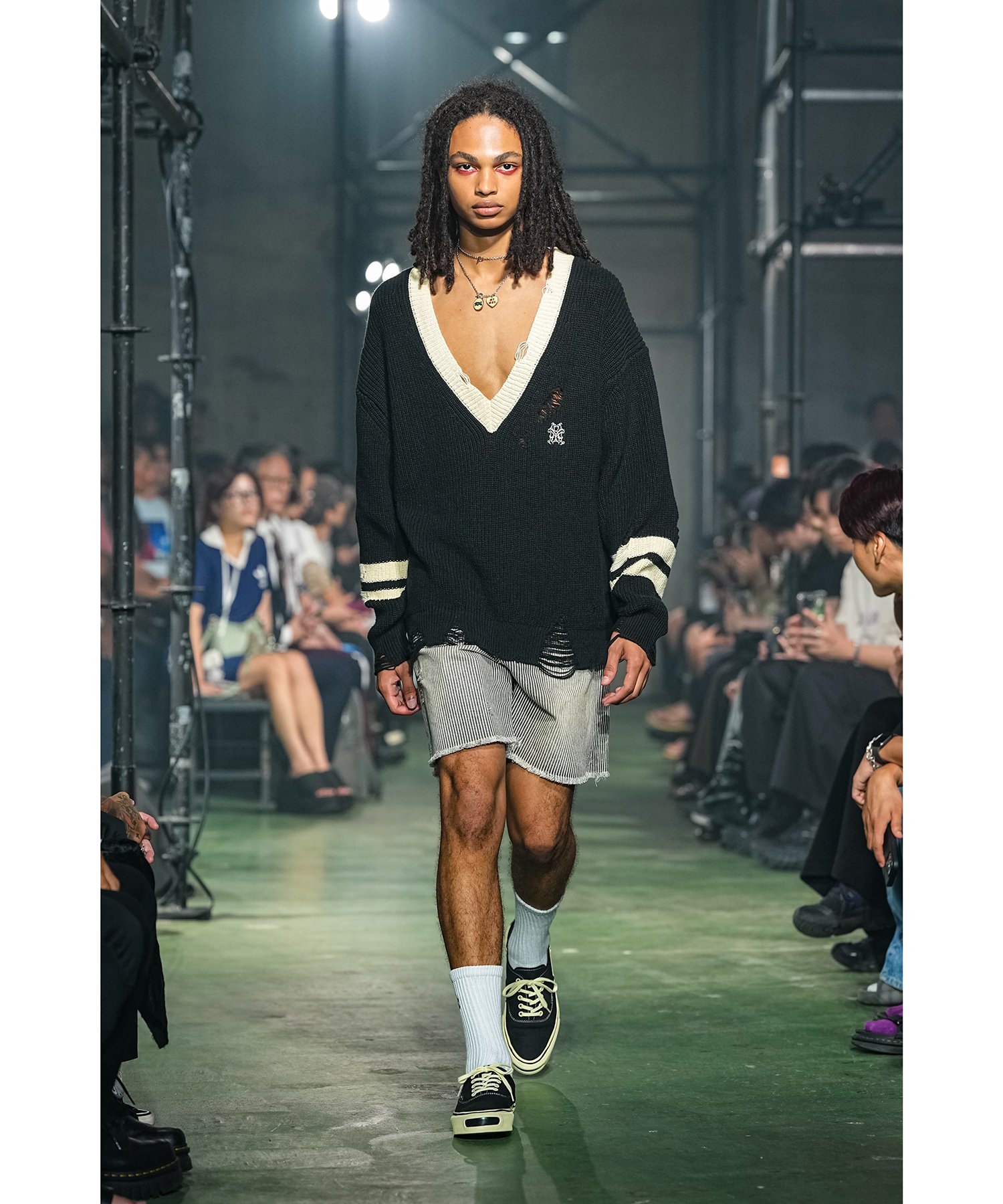 School V-neck Sweater