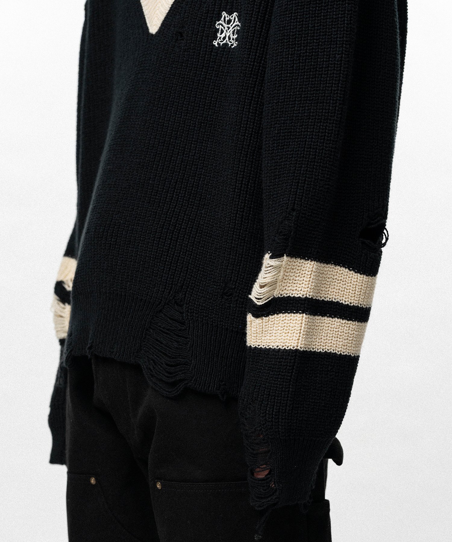 School V-neck Sweater