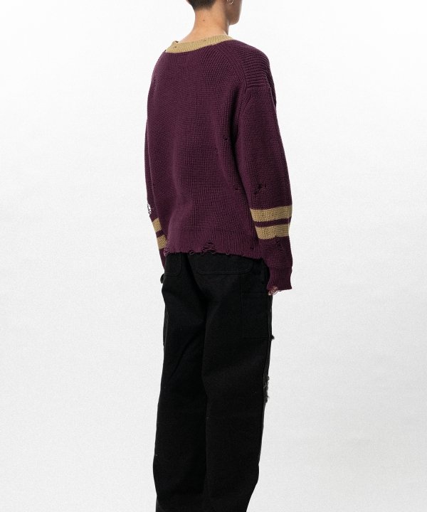 School V-neck Sweater