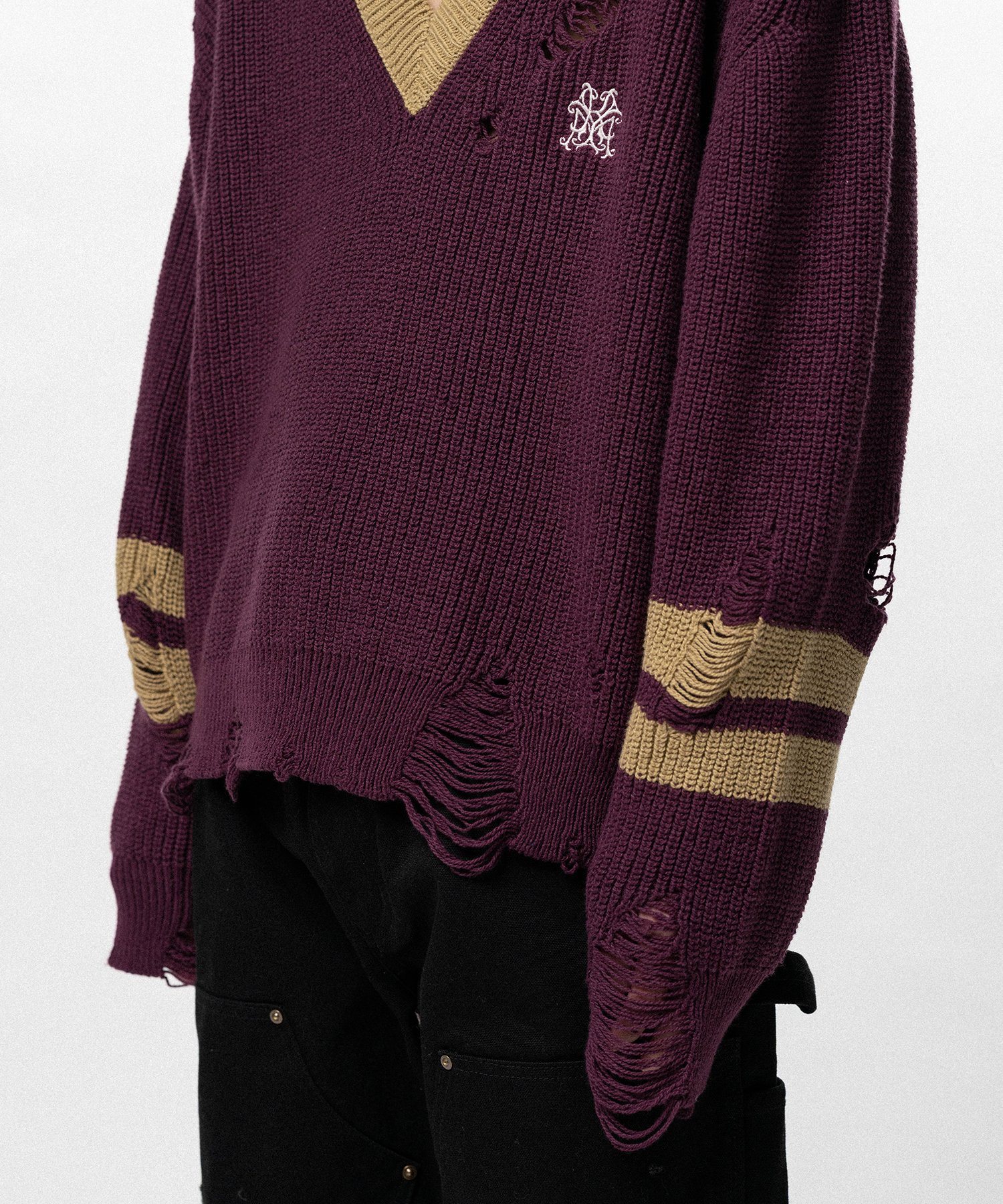 School V-neck Sweater