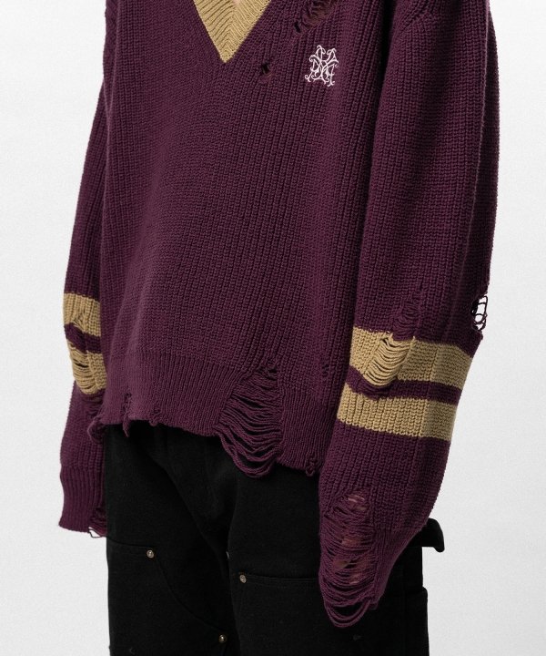 School V-neck Sweater