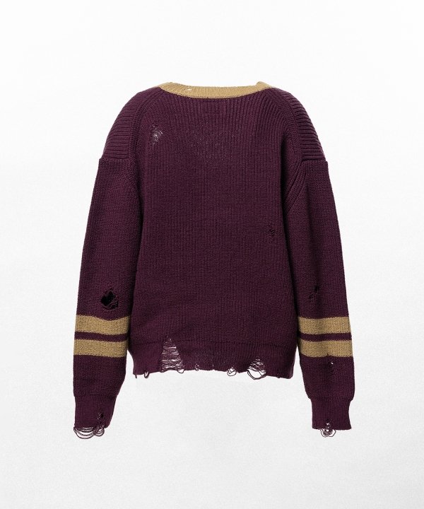 School V-neck Sweater