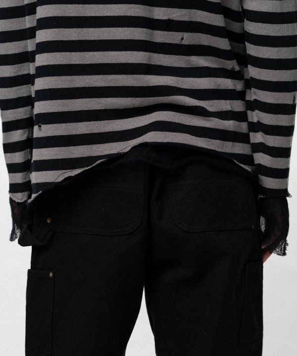 Layered Horizontal Striped Knit