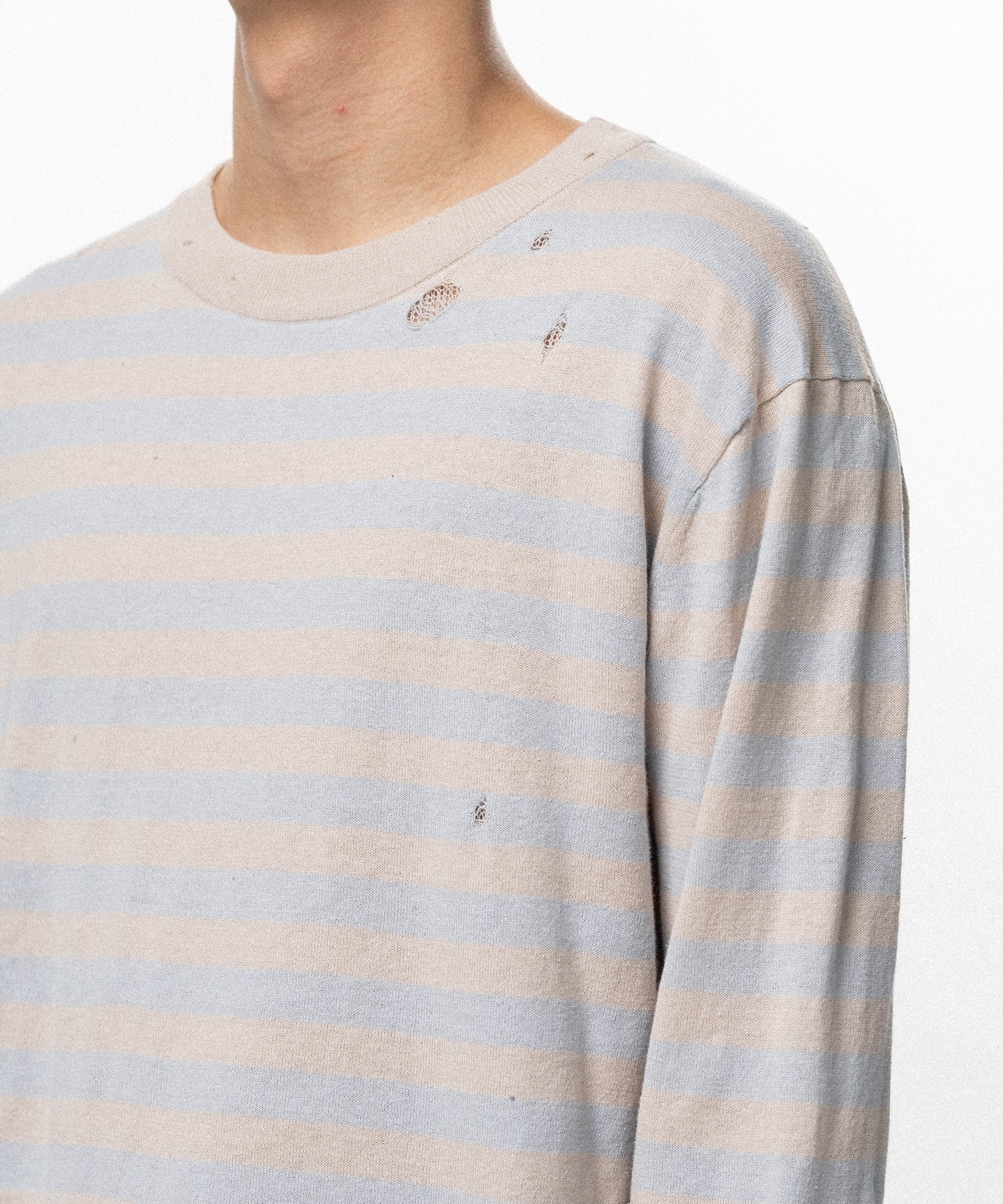 Layered Horizontal Striped Knit