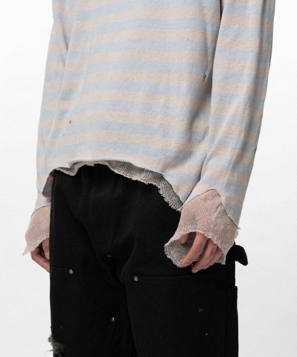 Layered Horizontal Striped Knit