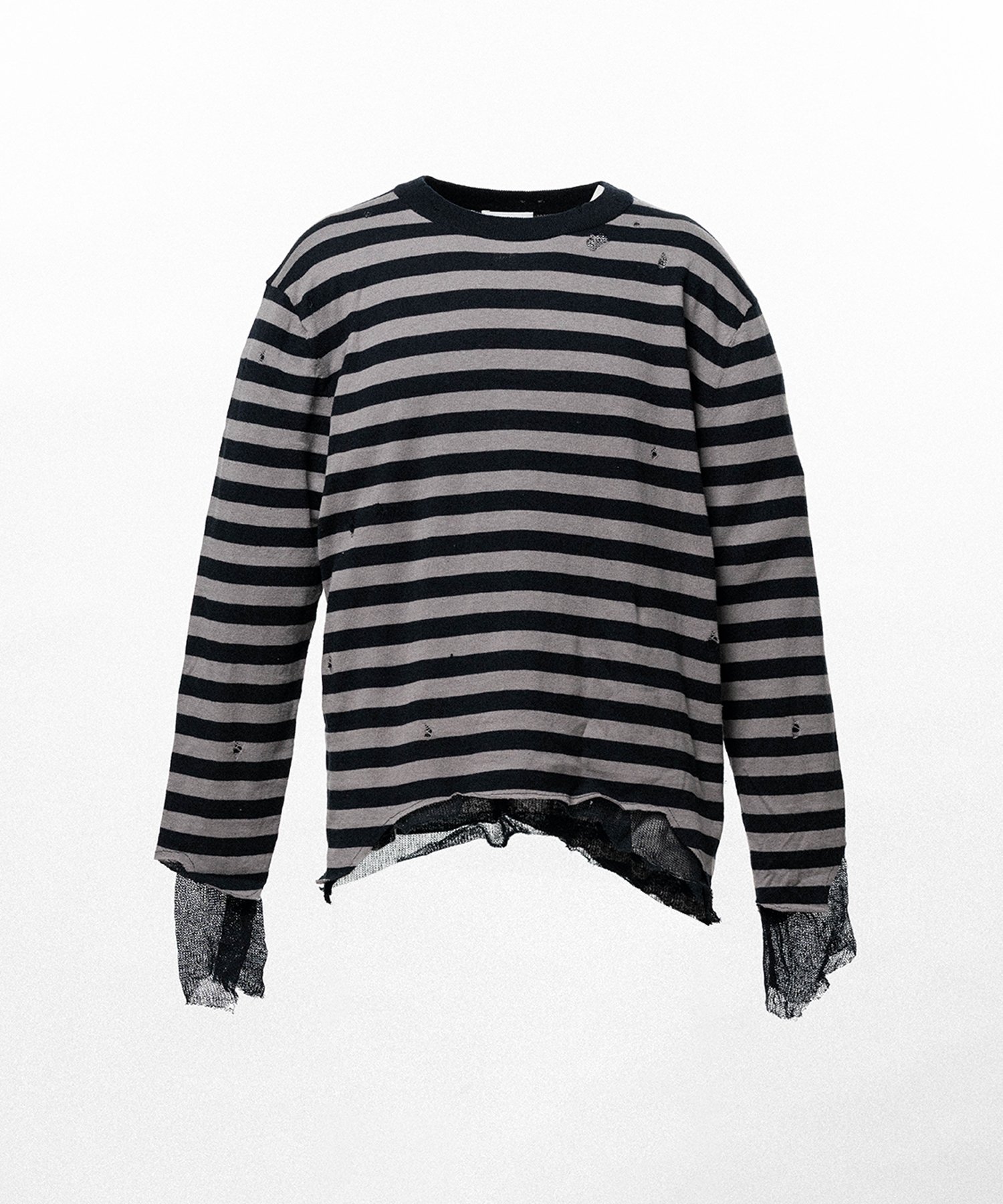 Layered Horizontal Striped Knit