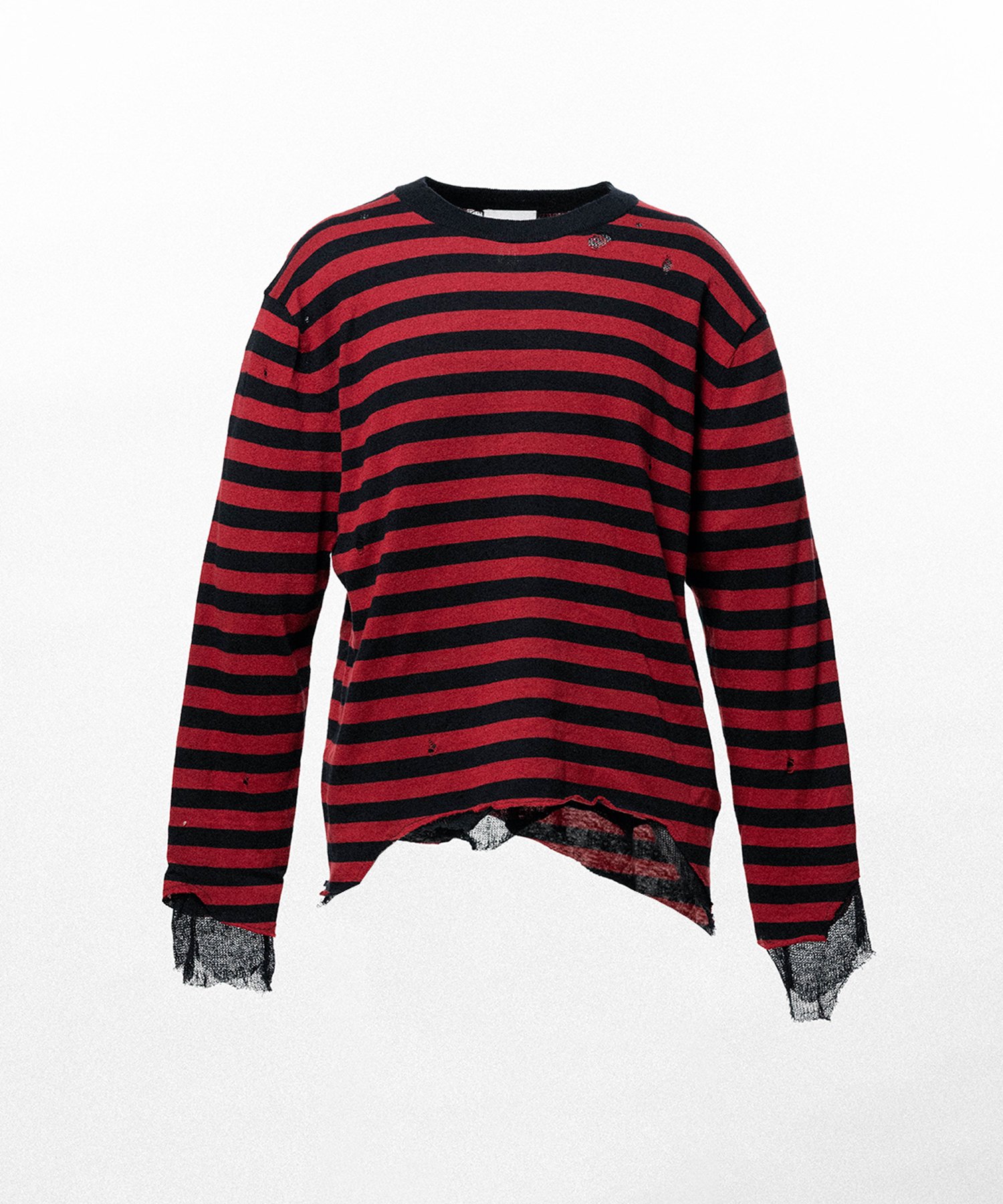 Layered Horizontal Striped Knit