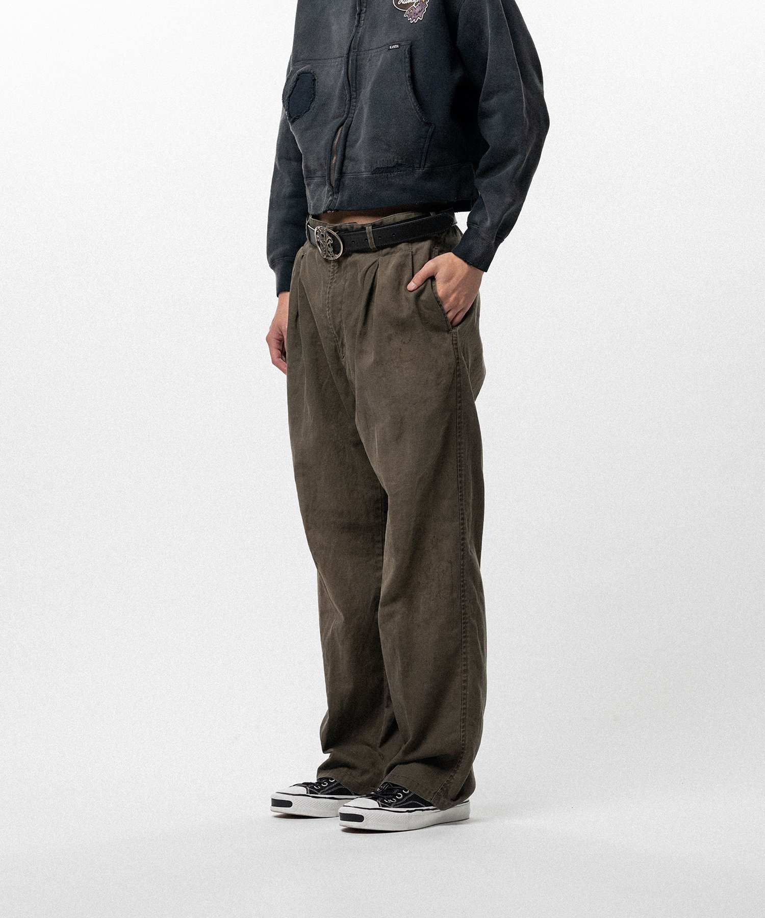 Linen Wide Slacks