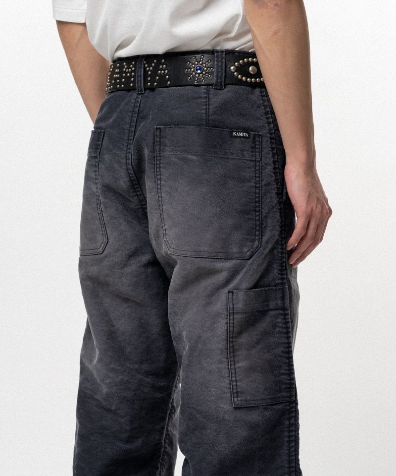Distressed Moleskin Work Pants