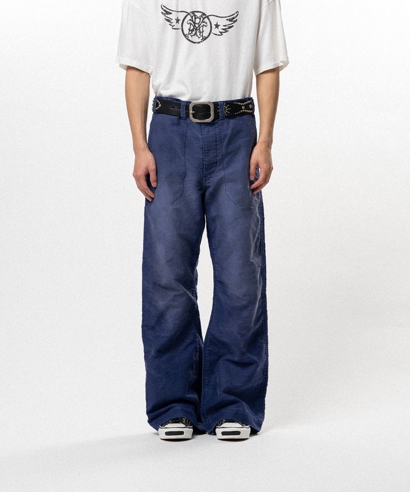 Distressed Moleskin Work Pants