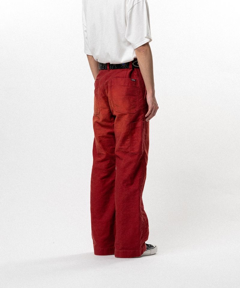 Distressed Moleskin Work Pants