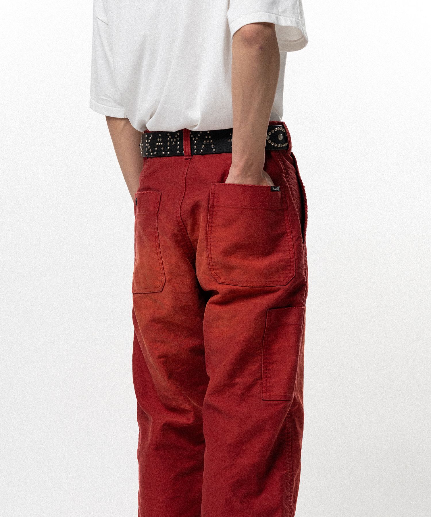 Distressed Moleskin Work Pants