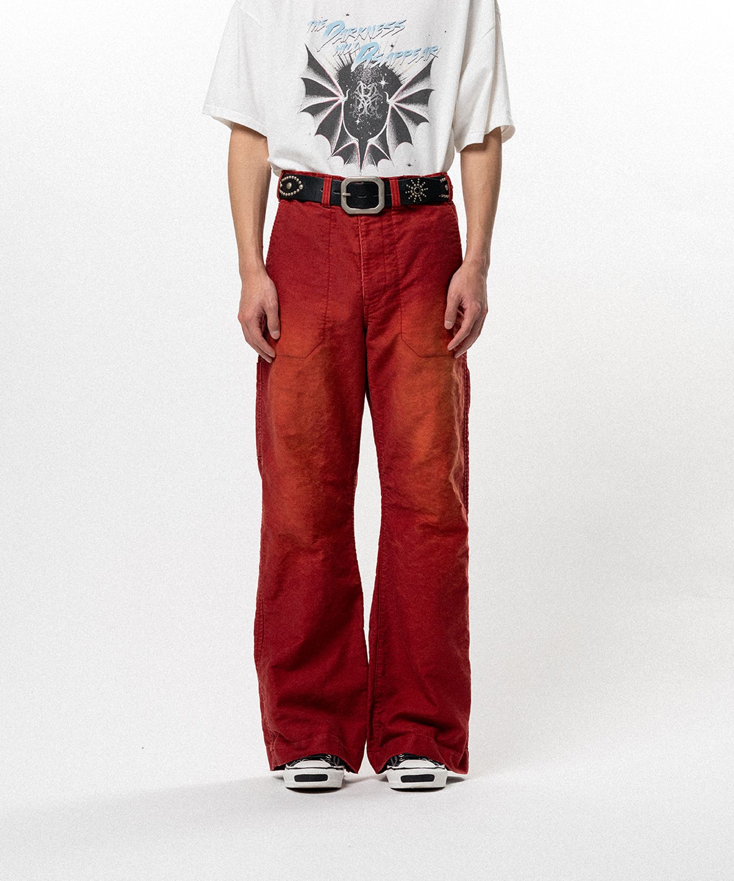 Distressed Moleskin Work Pants