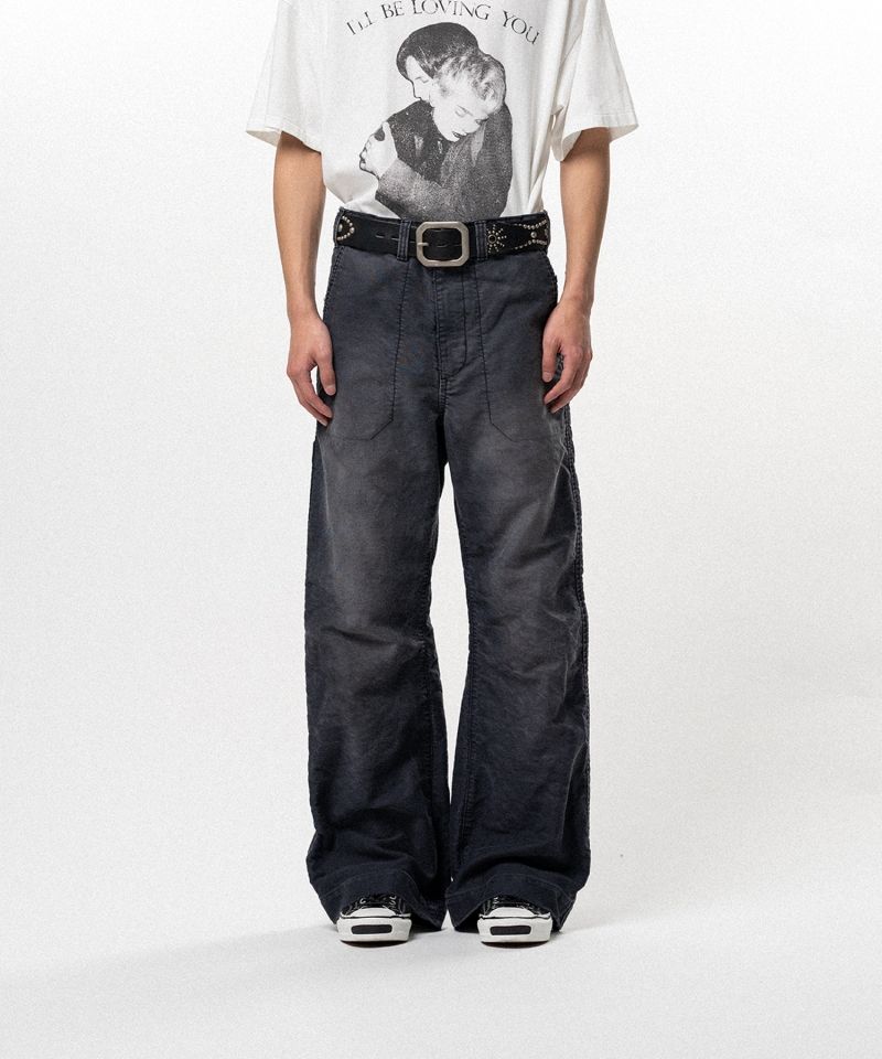 Distressed Moleskin Work Pants