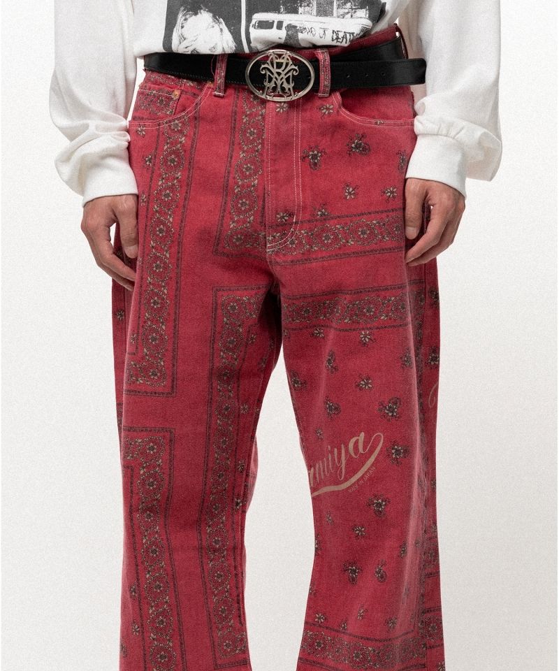 Bandana Print Jeans