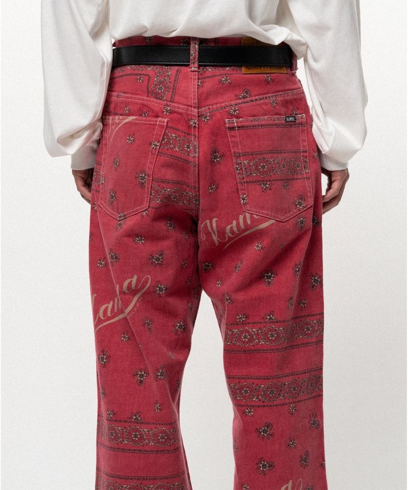 Bandana Print Jeans