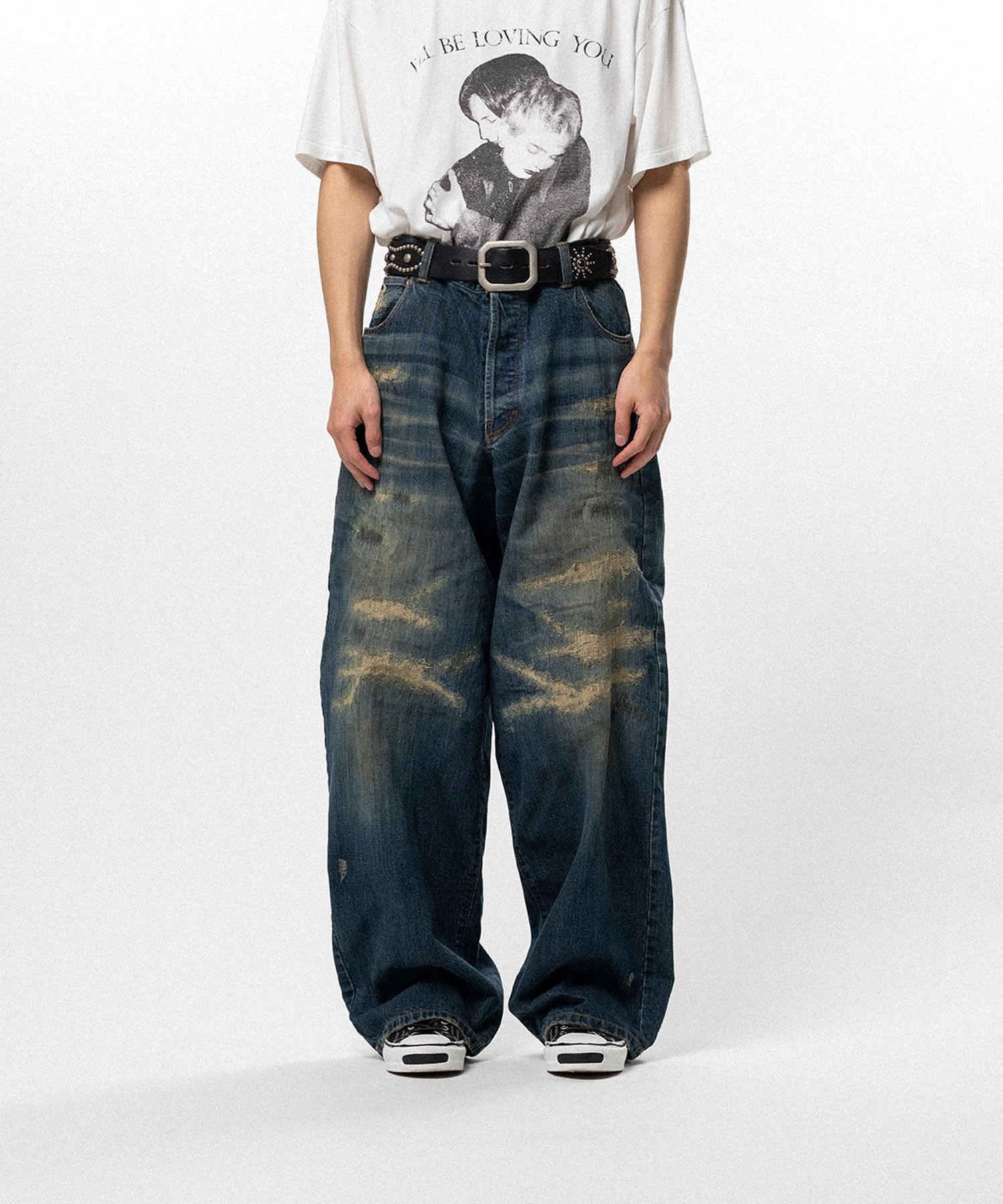 BORO Super Baggy Denim Pants