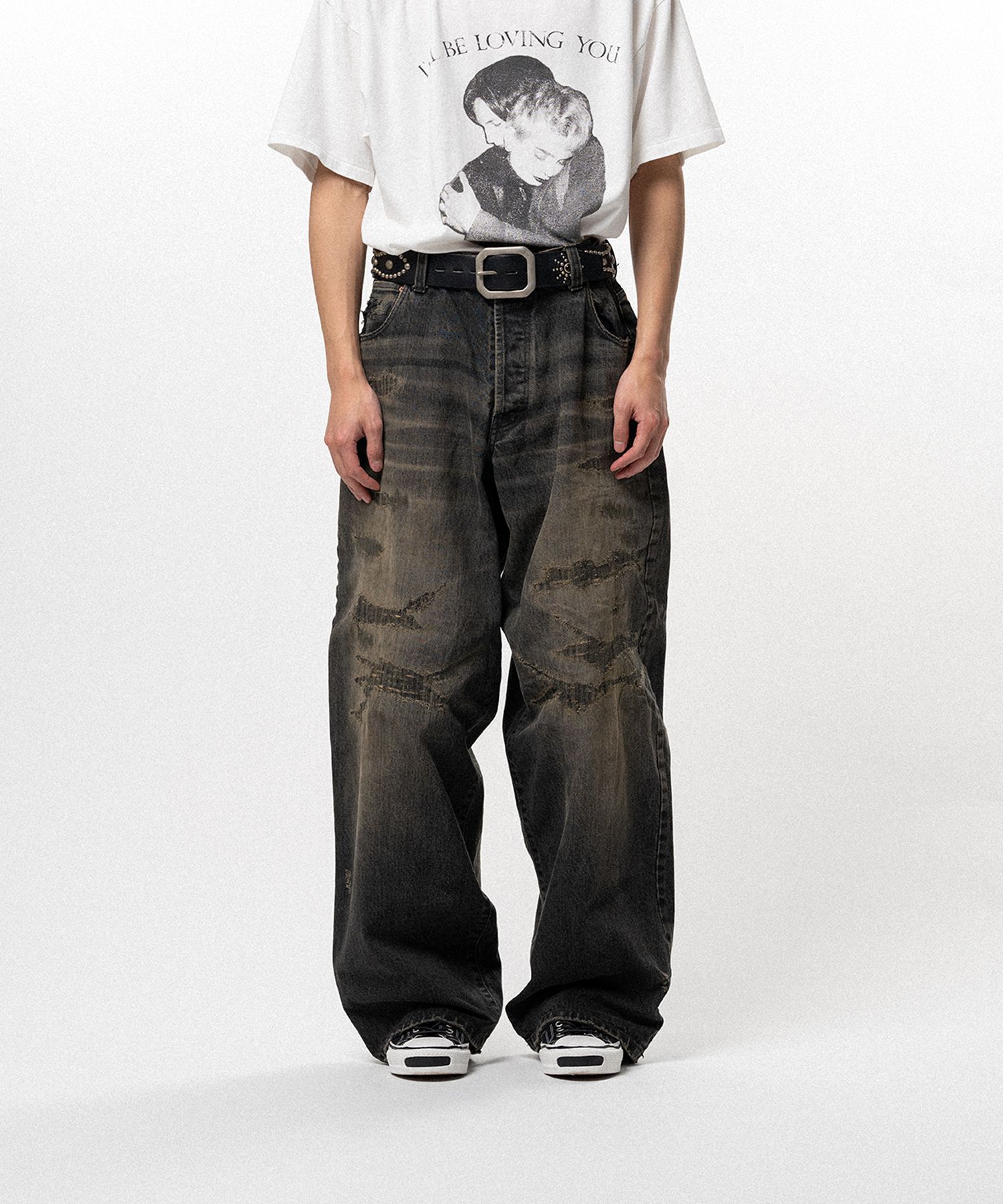BORO Super Baggy Denim Pants