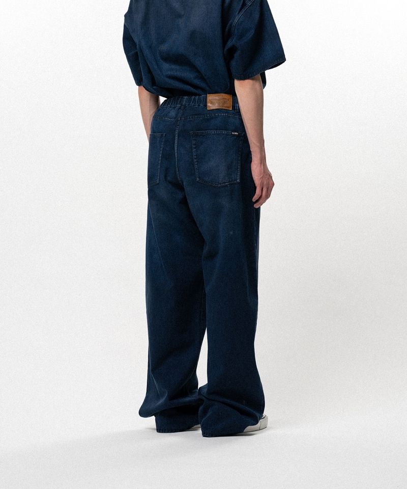 Tencel Denim Wide Denim Pants