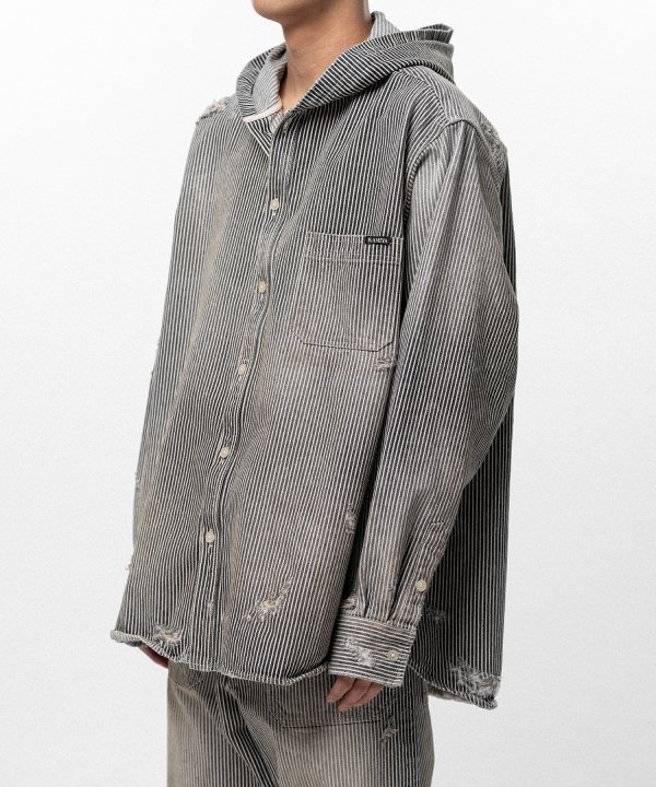 Hooded Hickory Shirt