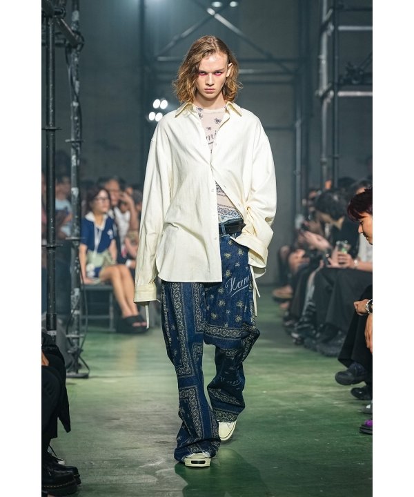 Ash Fade Drawstring Cuff Shirt