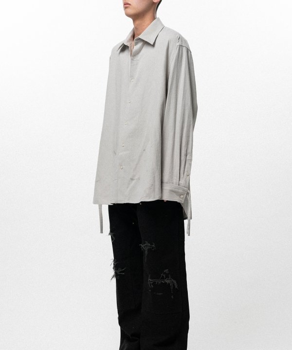 Ash Fade Drawstring Cuff Shirt