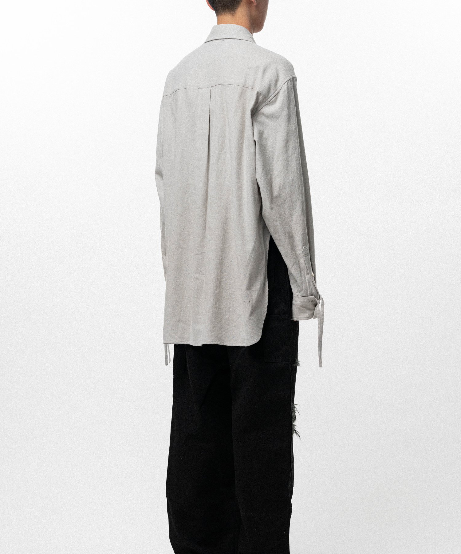 Ash Fade Drawstring Cuff Shirt