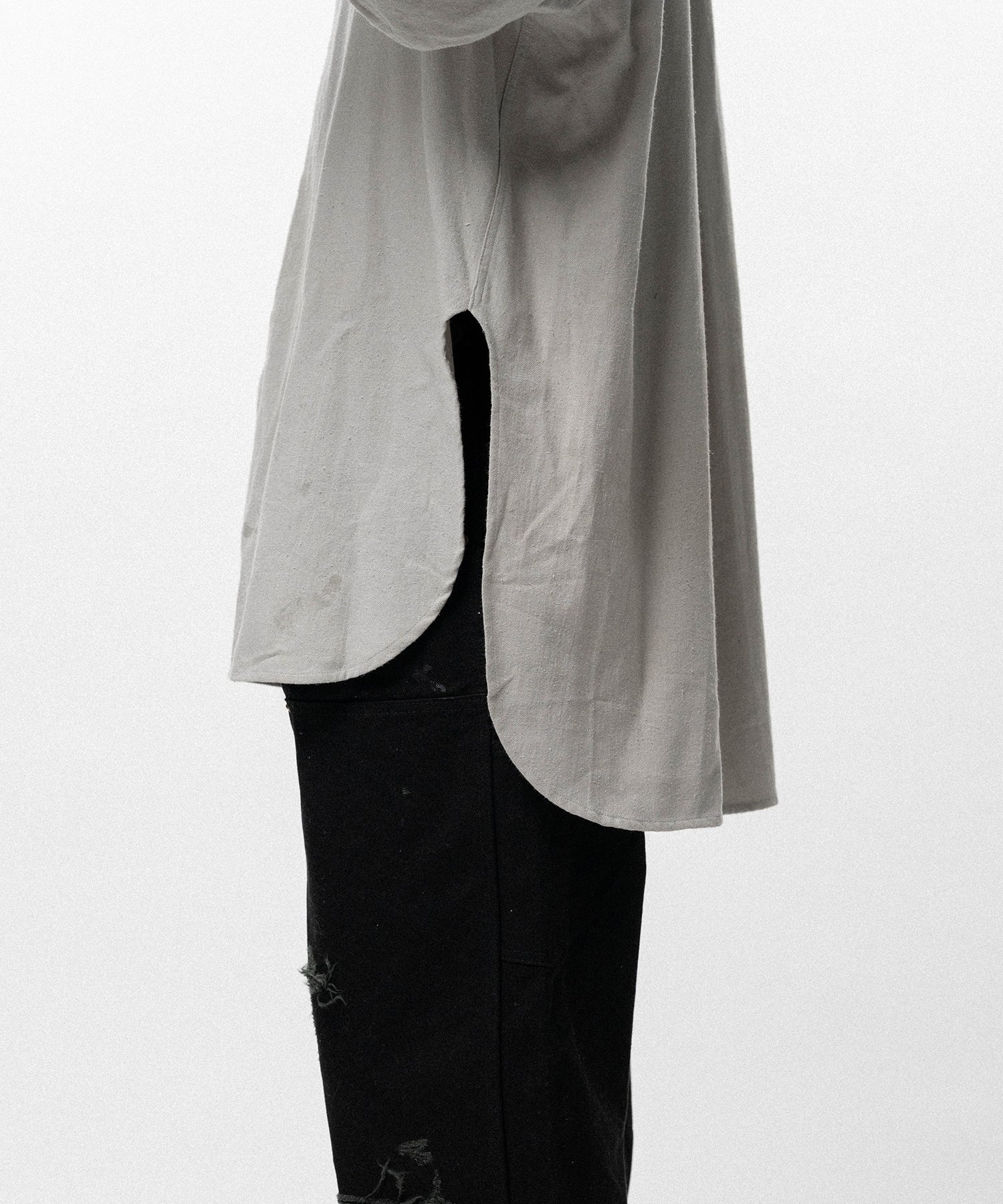 Ash Fade Drawstring Cuff Shirt