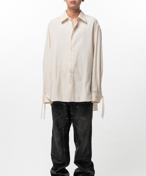 Ash Fade Drawstring Cuff Shirt