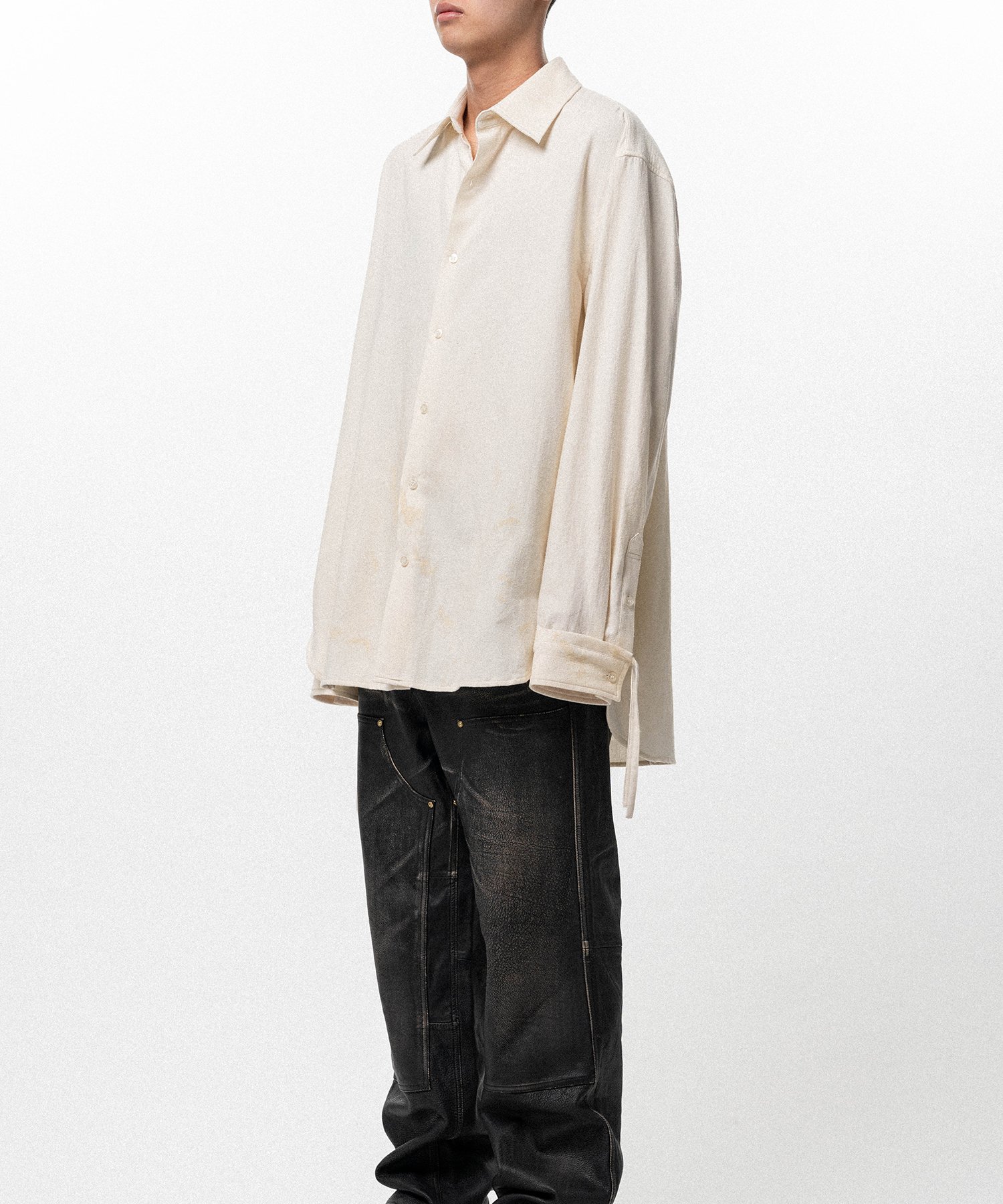 Ash Fade Drawstring Cuff Shirt