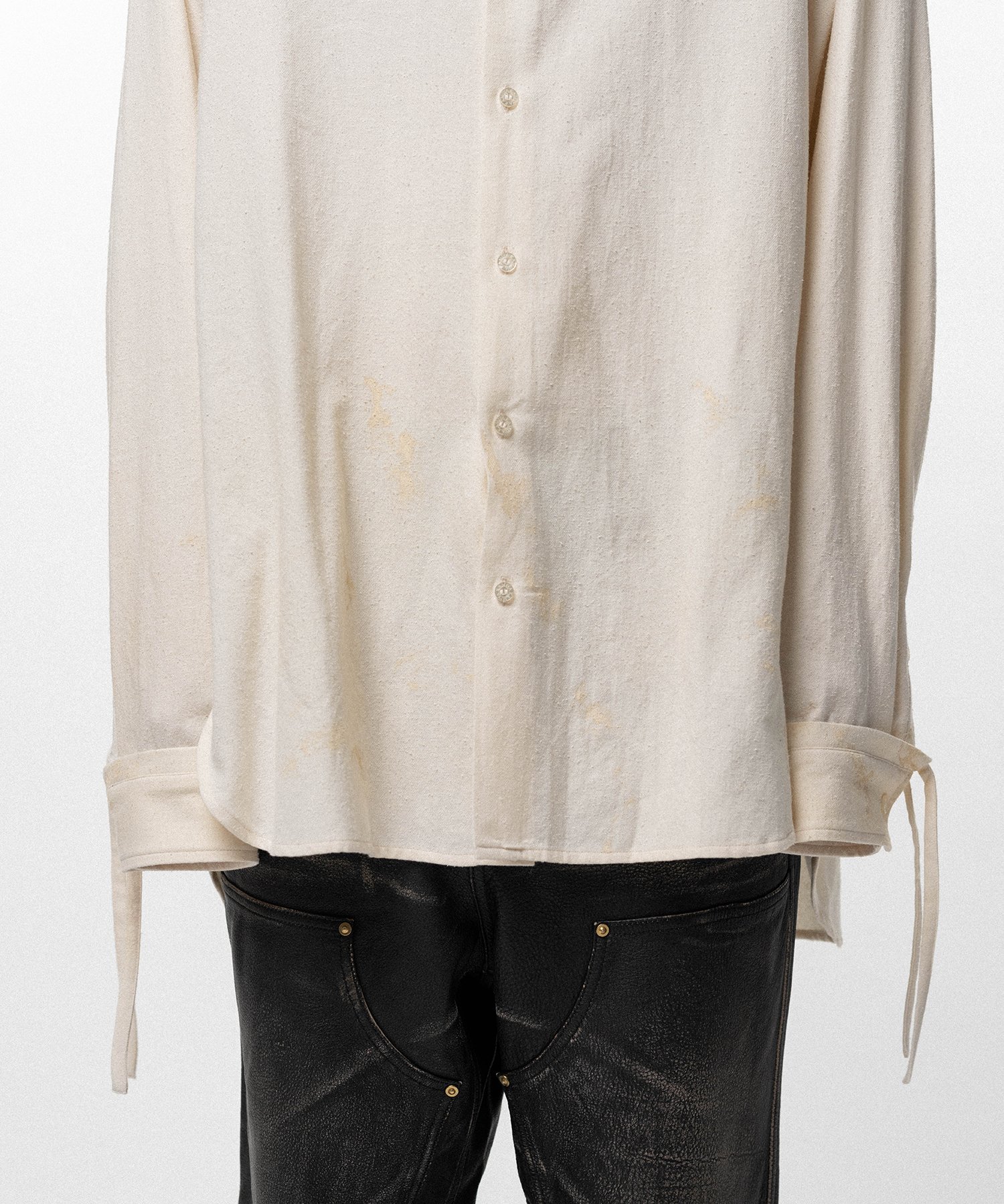 Ash Fade Drawstring Cuff Shirt