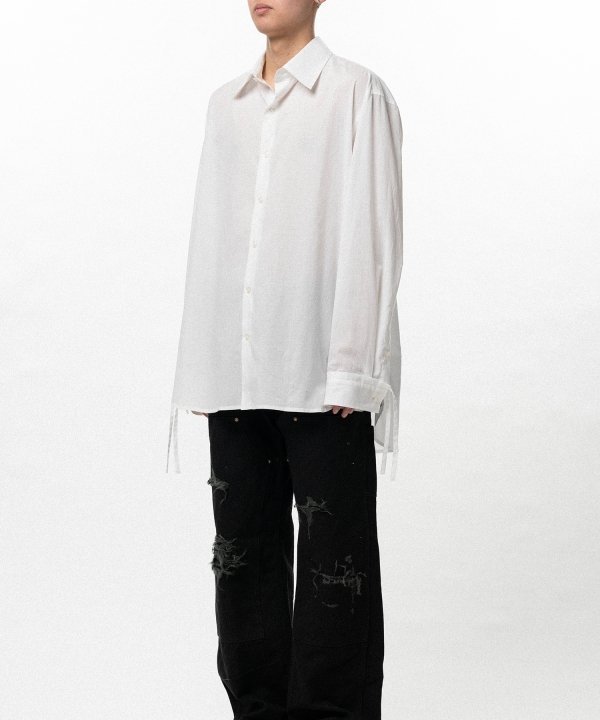 Drawstring Cuff Shirt